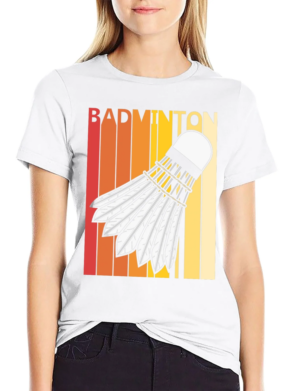 Retro Badminton T-Shirt