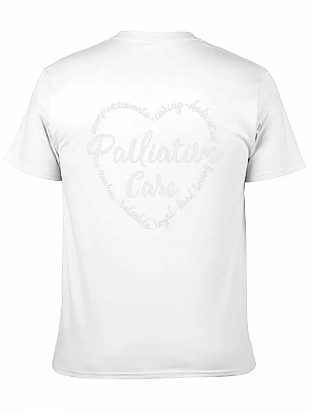 Palliative Care Heart Graphic Tee - Black