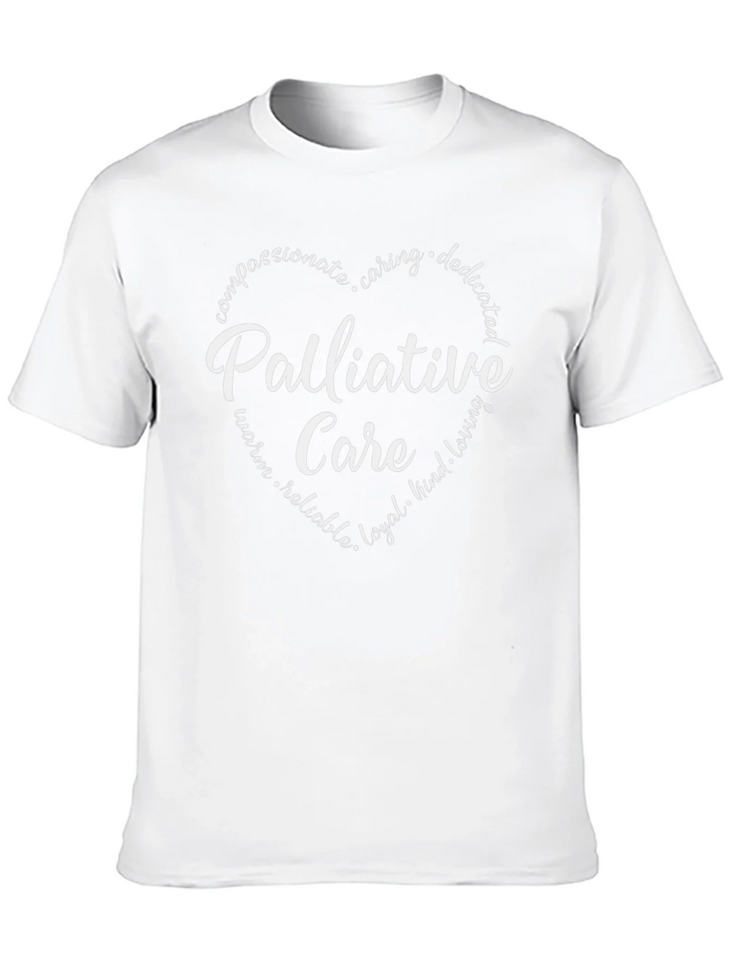 Palliative Care Heart Graphic Tee - Black