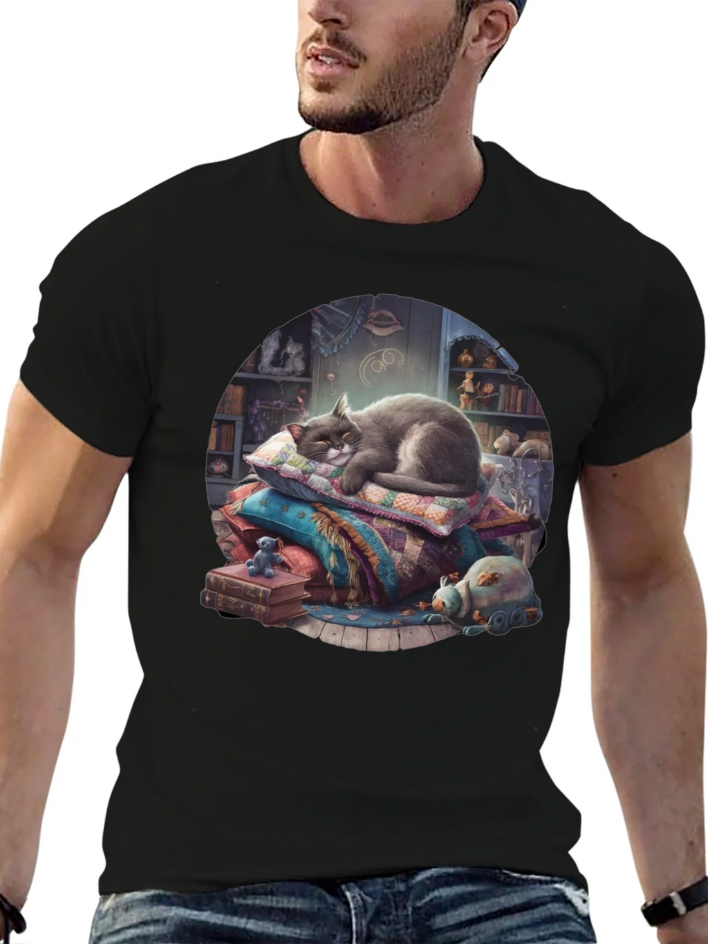 Cozy Cat Nap T-Shirt