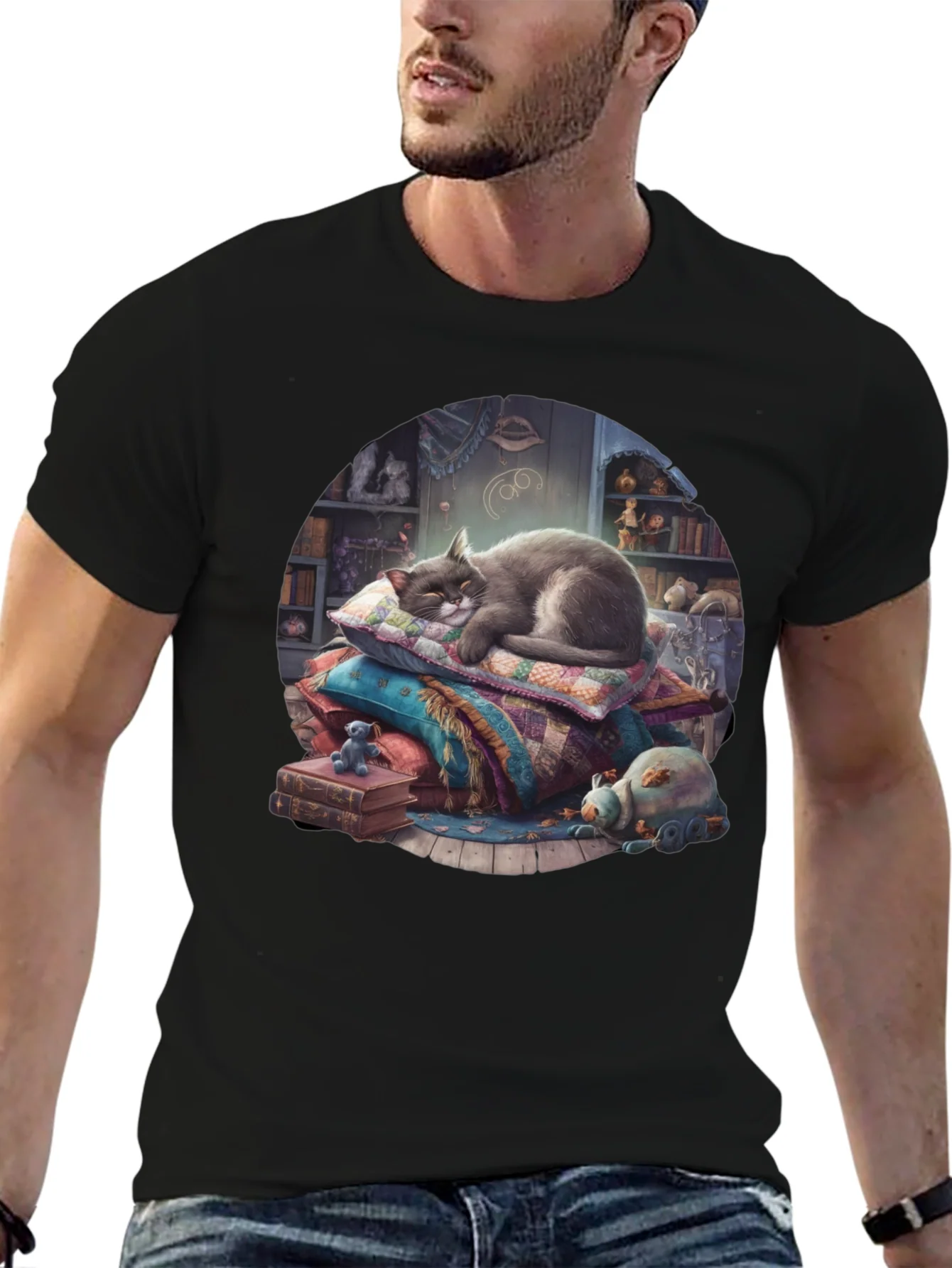 Cozy Cat Nap T-Shirt
