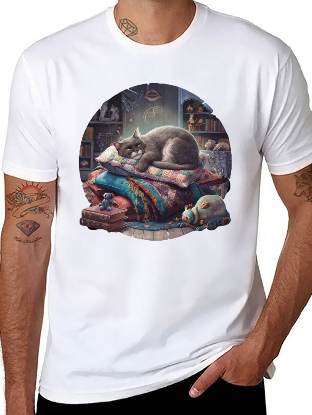 Cozy Cat Nap T-Shirt