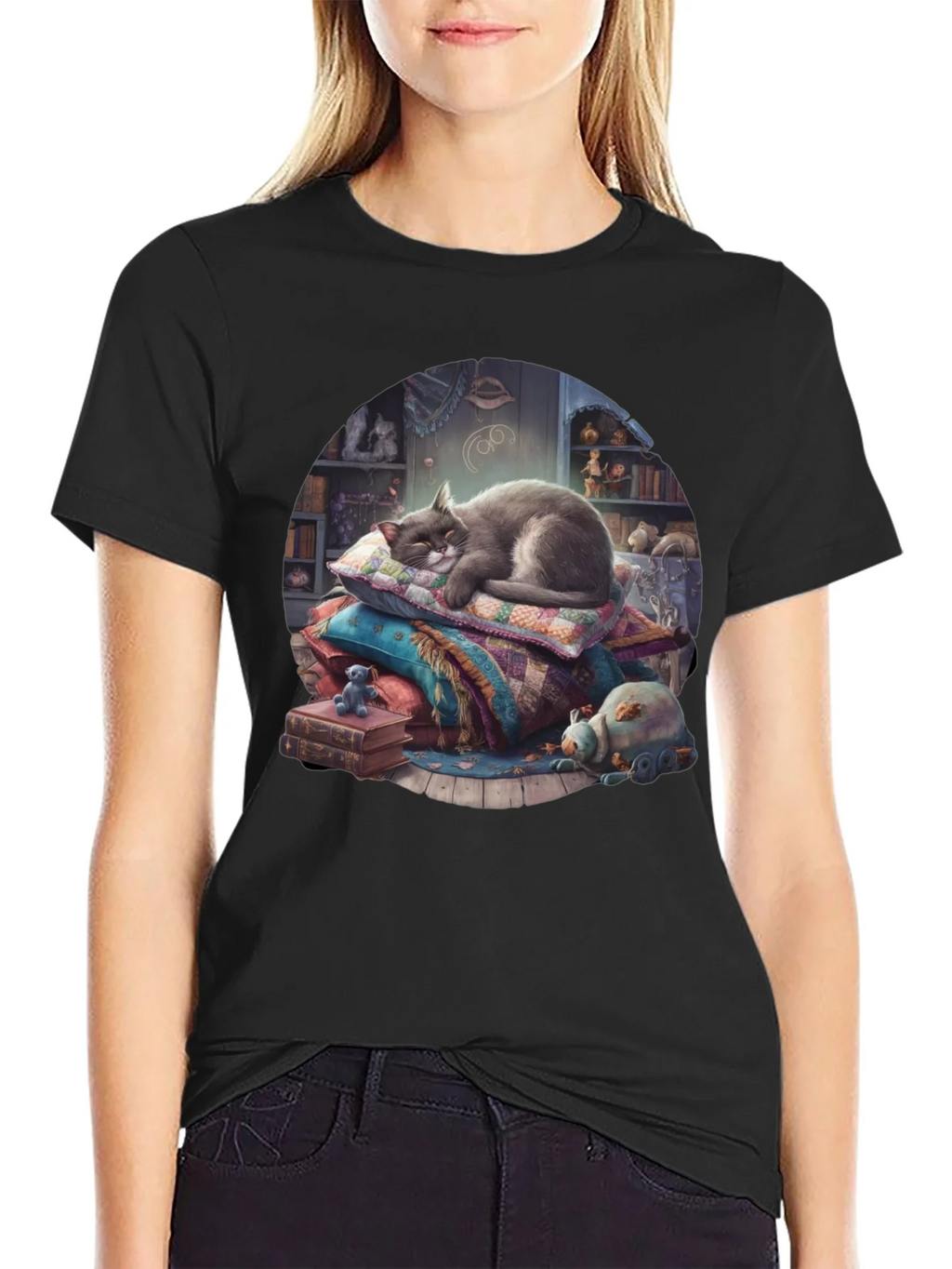 Cozy Cat Nap T-Shirt