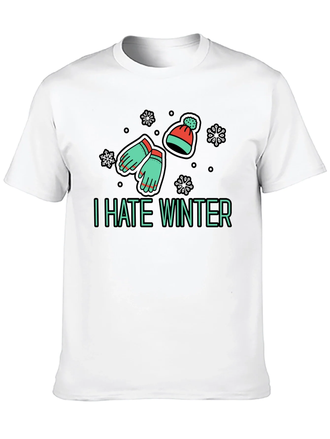 I Hate Winter T-Shirt - Funny Seasonal Apparel