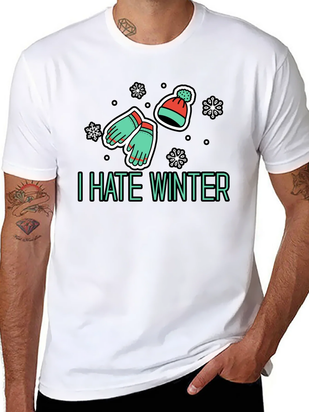 I Hate Winter T-Shirt - Funny Seasonal Apparel