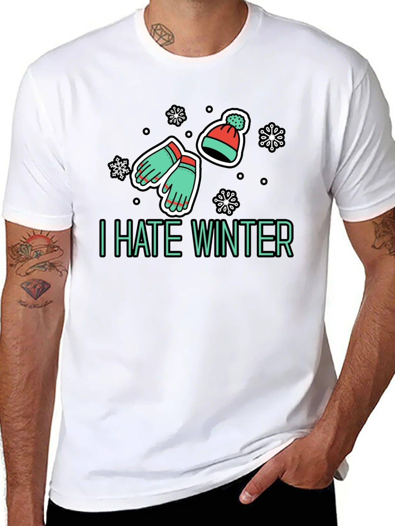I Hate Winter T-Shirt - Funny Seasonal Apparel