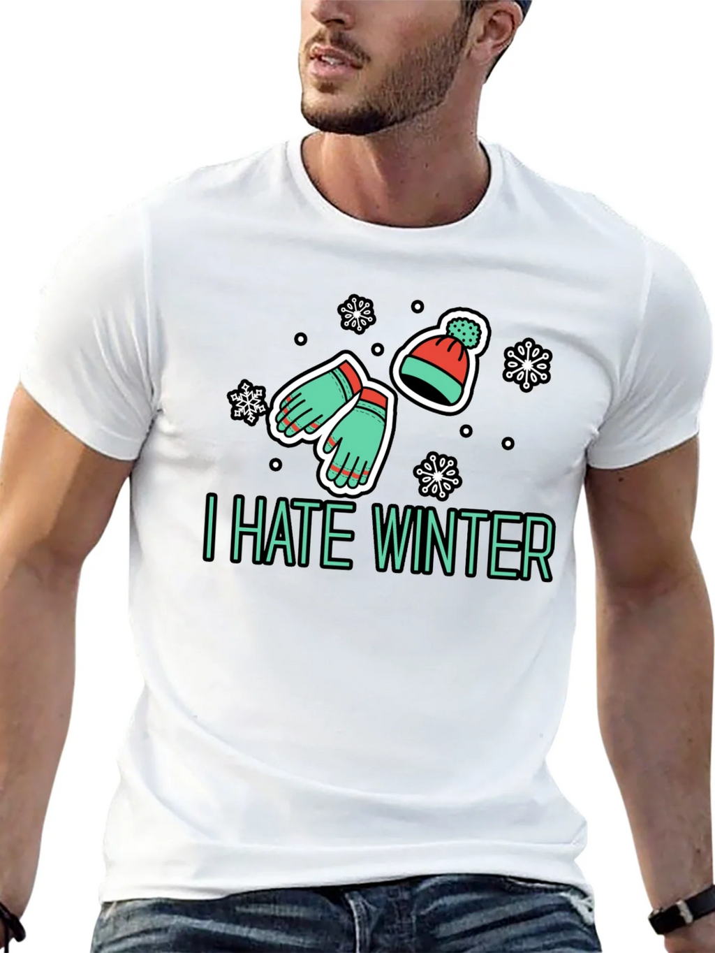 I Hate Winter T-Shirt - Funny Seasonal Apparel