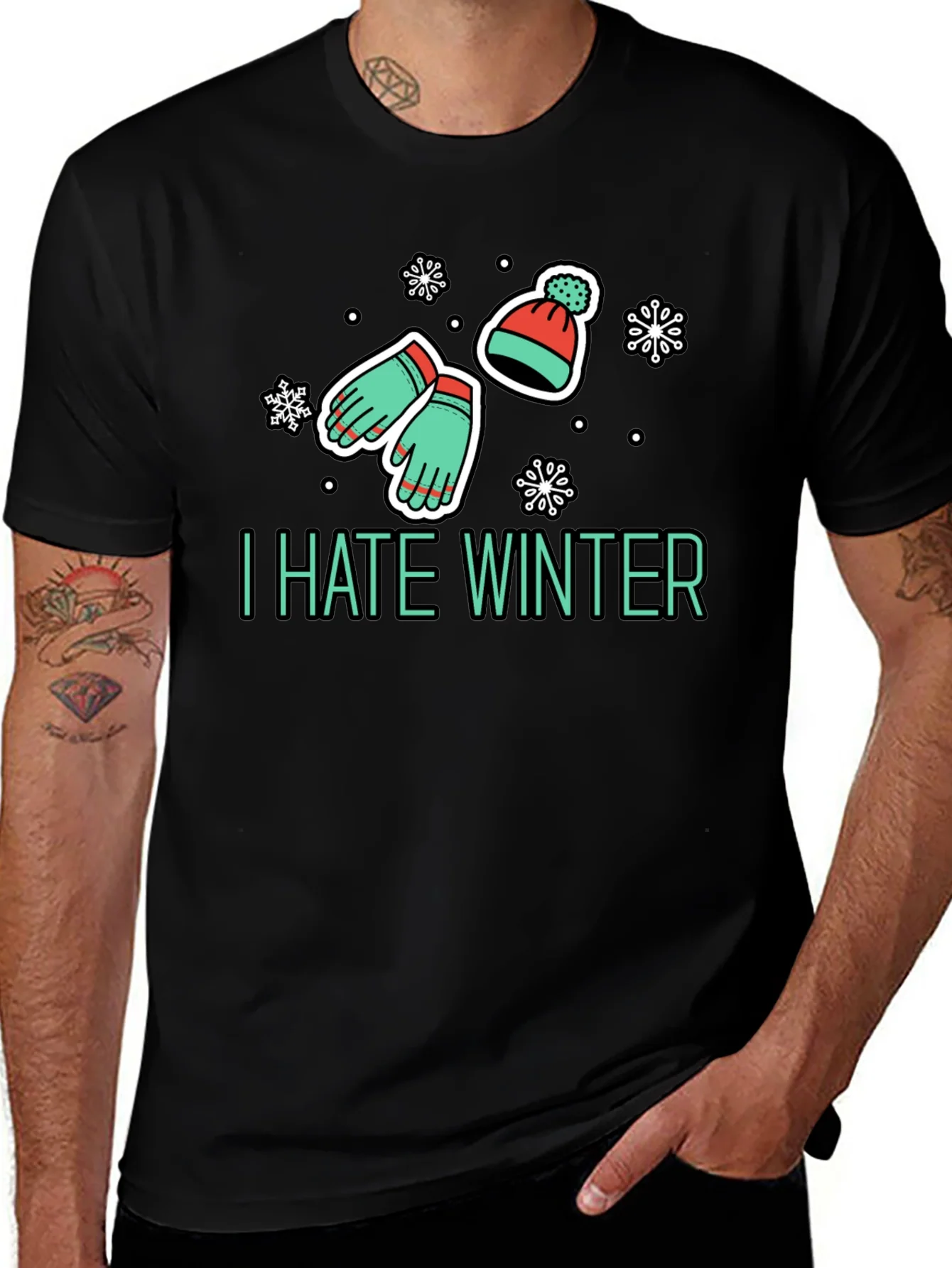 I Hate Winter T-Shirt - Funny Seasonal Apparel
