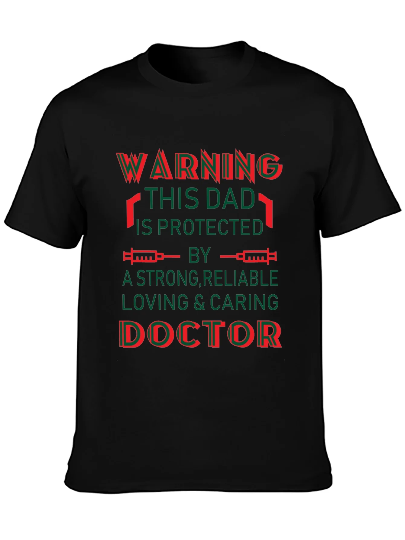 Warning This Dad Is Protected Doctor T-Shirt