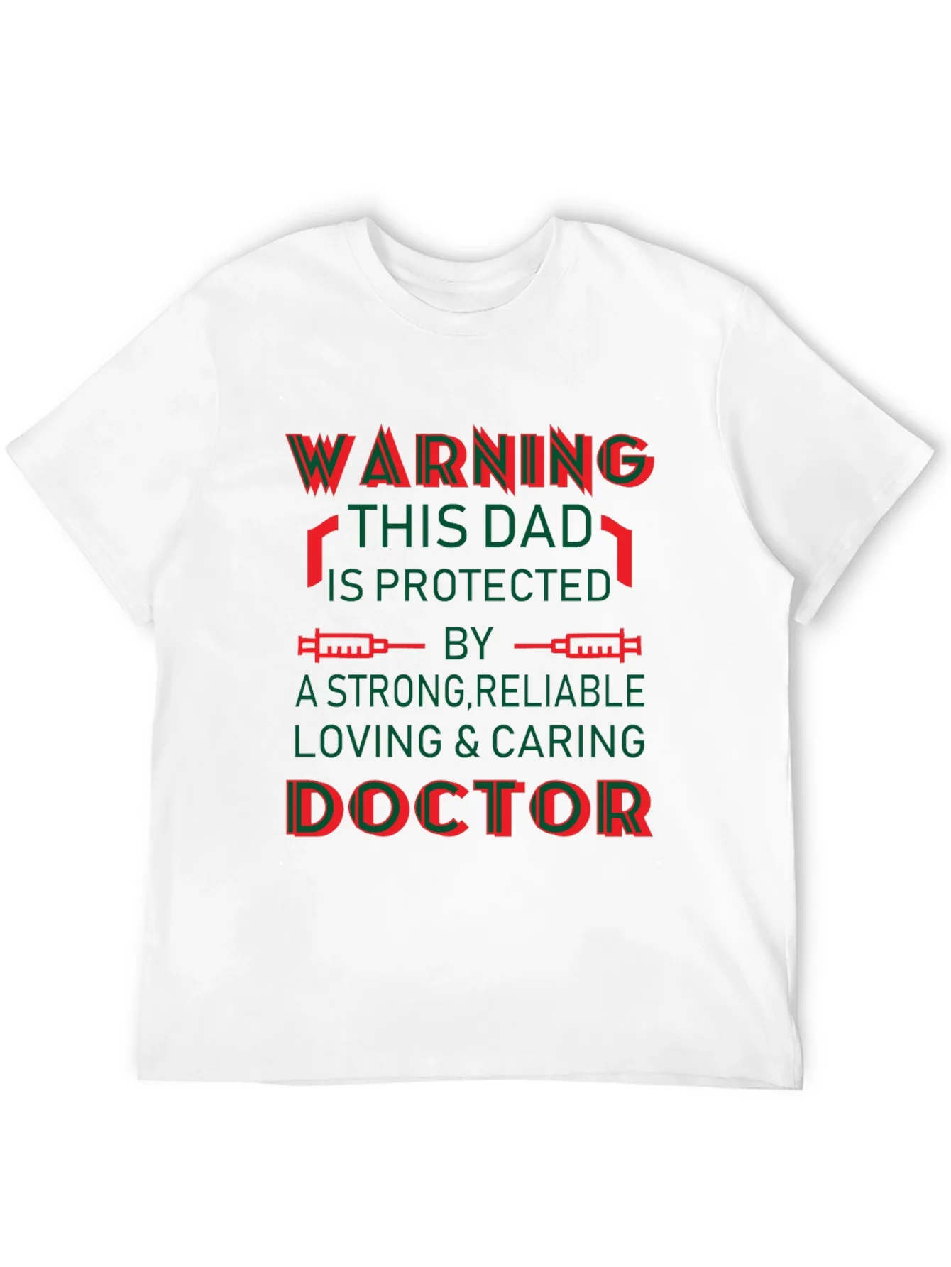 Warning This Dad Is Protected Doctor T-Shirt