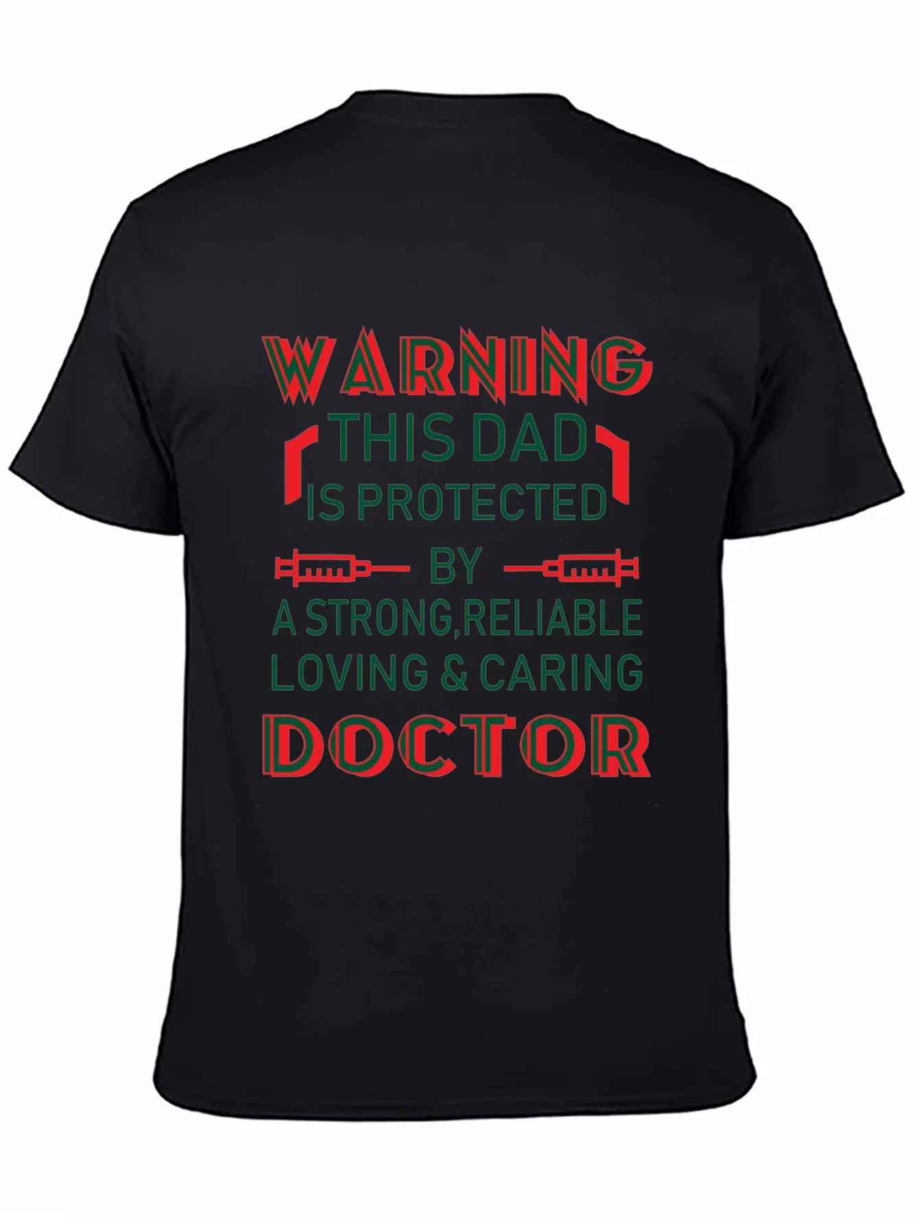 Warning This Dad Is Protected Doctor T-Shirt