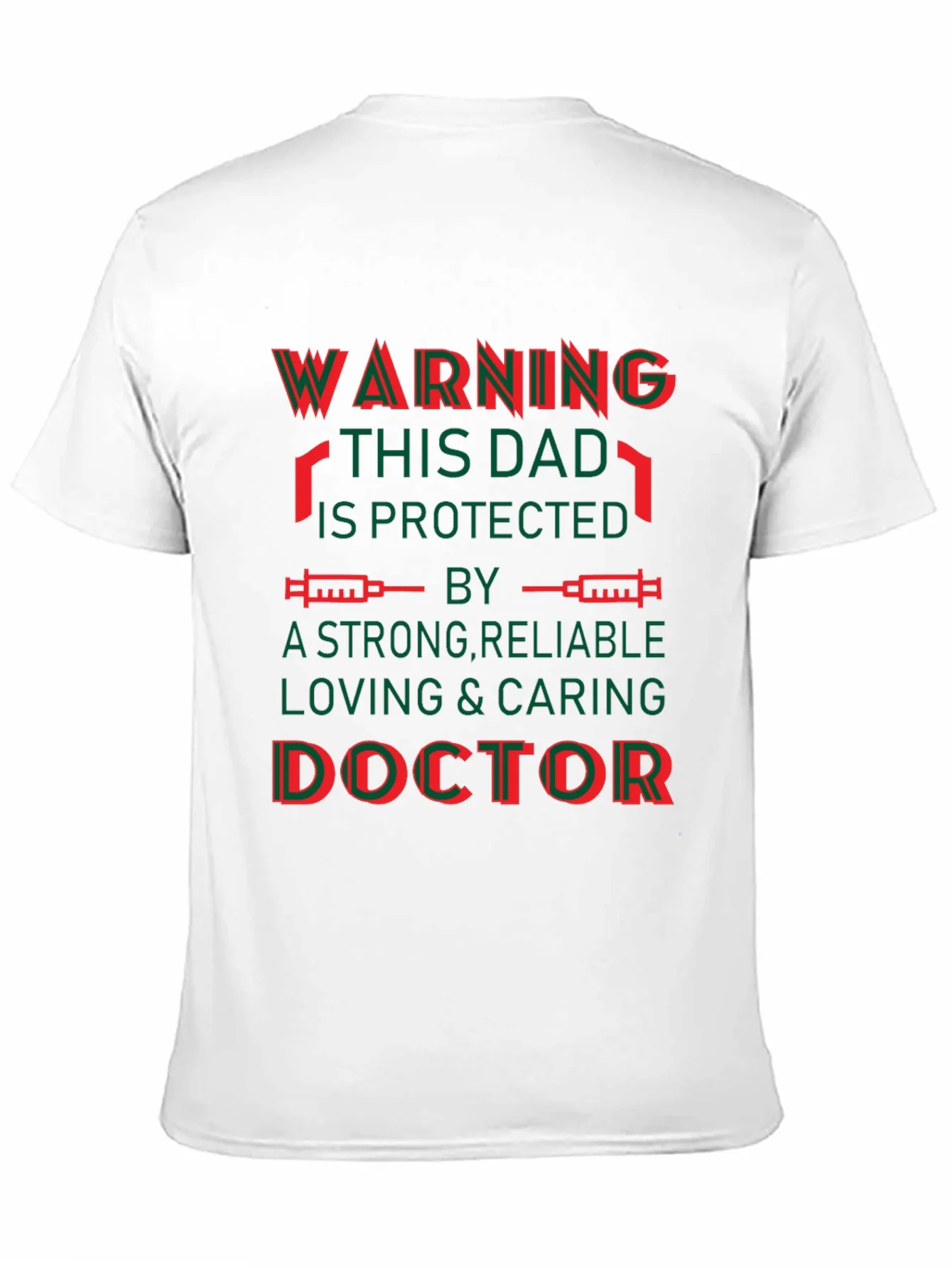 Warning This Dad Is Protected Doctor T-Shirt