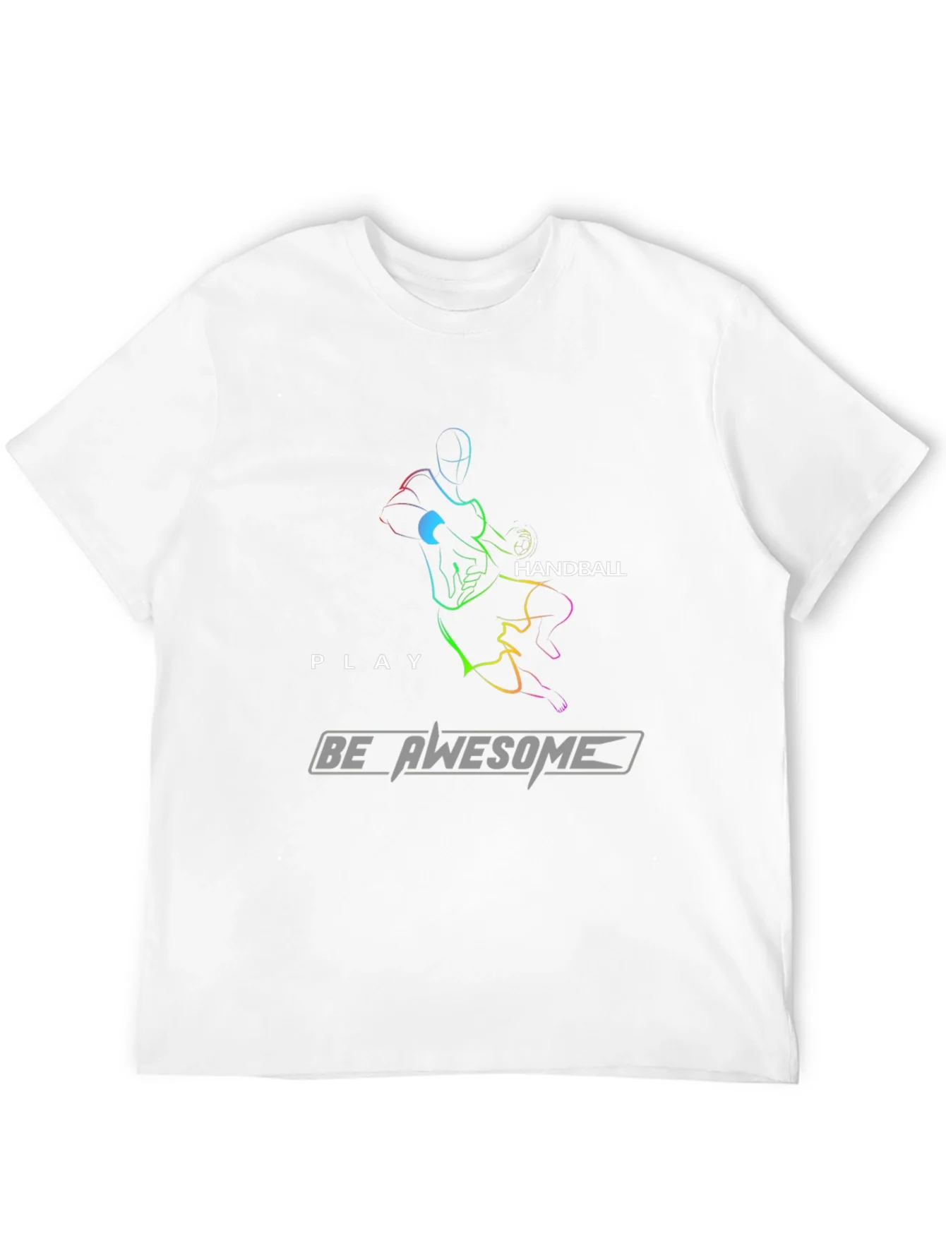 Handball Player Graphic Tee - Play Awesome!