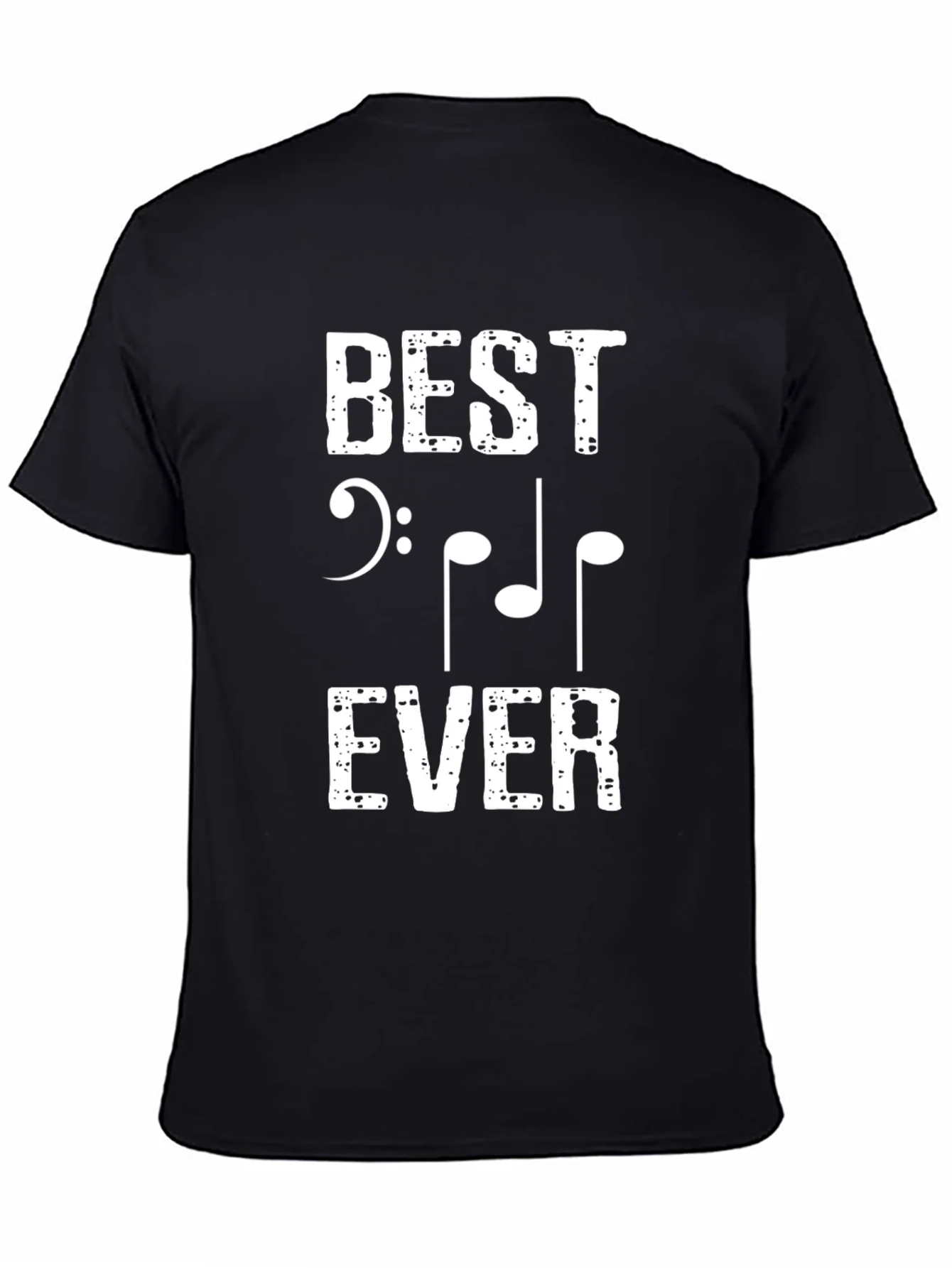 Best Music Ever T-Shirt - Bass Clef & Note Design