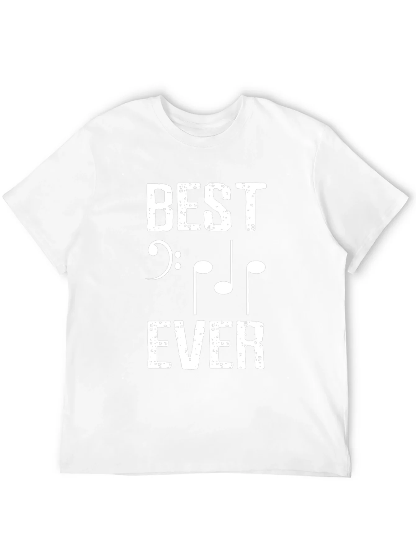 Best Music Ever T-Shirt - Bass Clef & Note Design