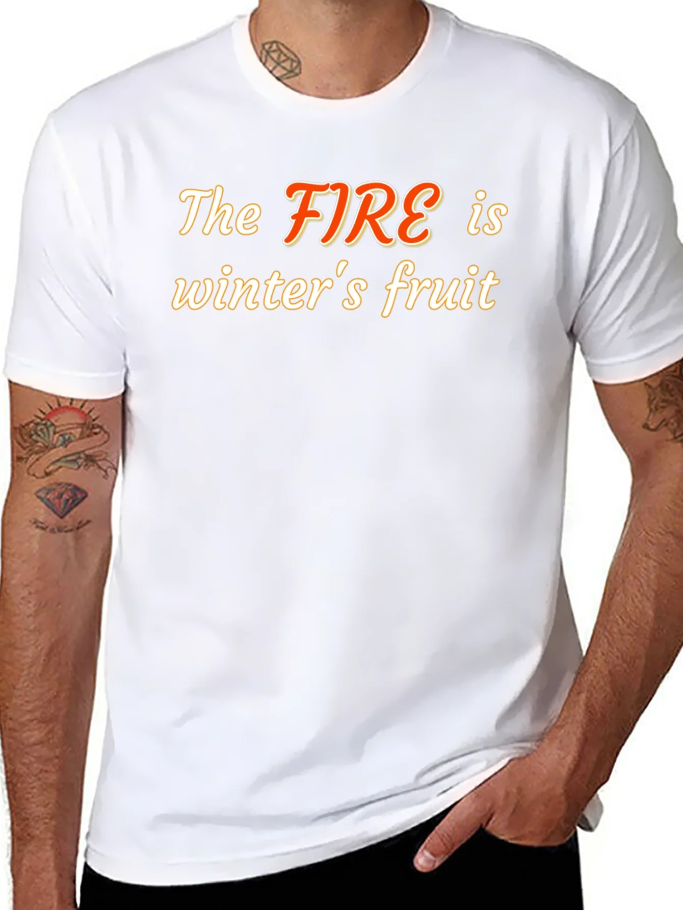 The Fire is Winters Fruit Graphic Tee