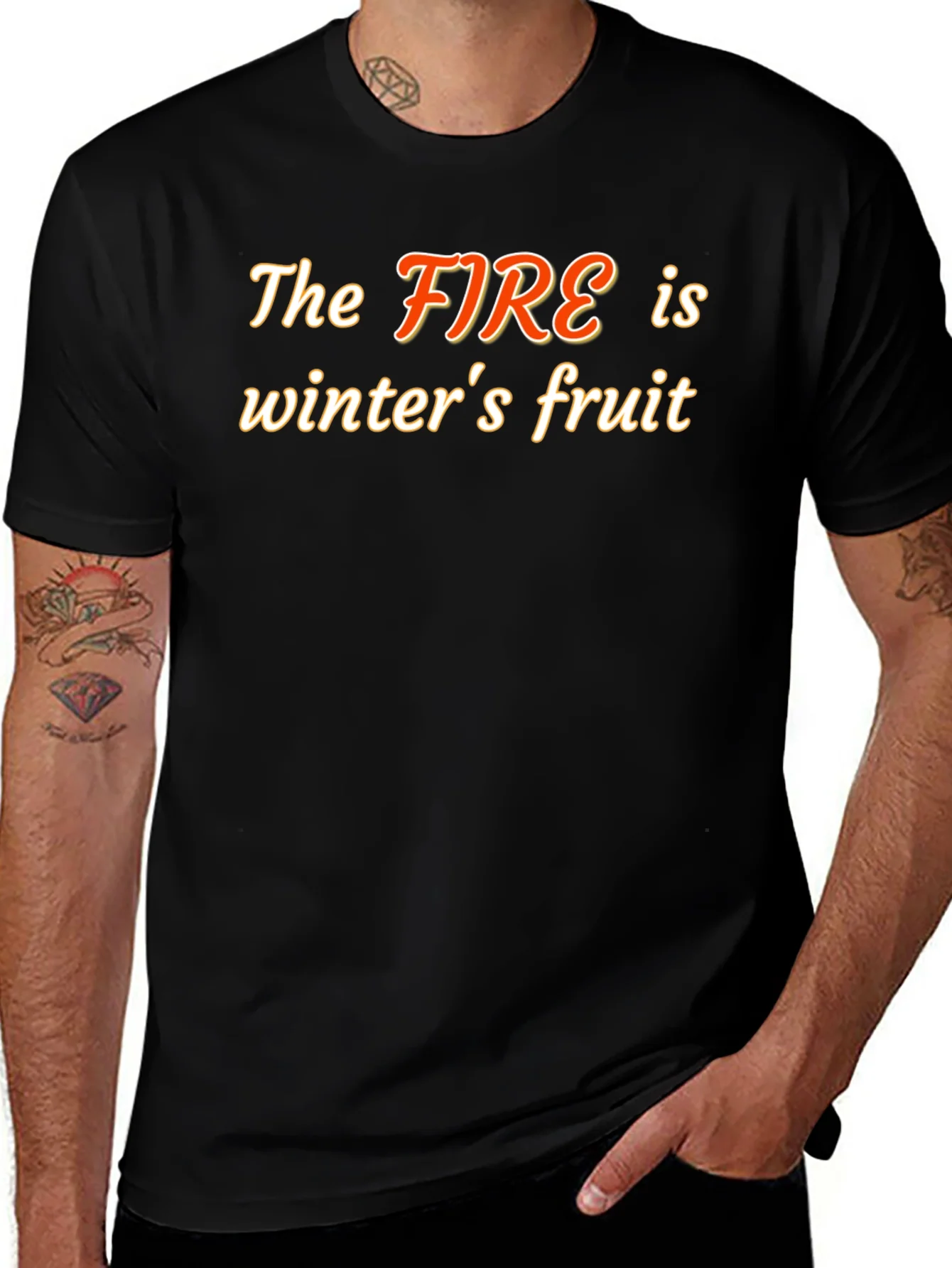 The Fire is Winters Fruit Graphic Tee