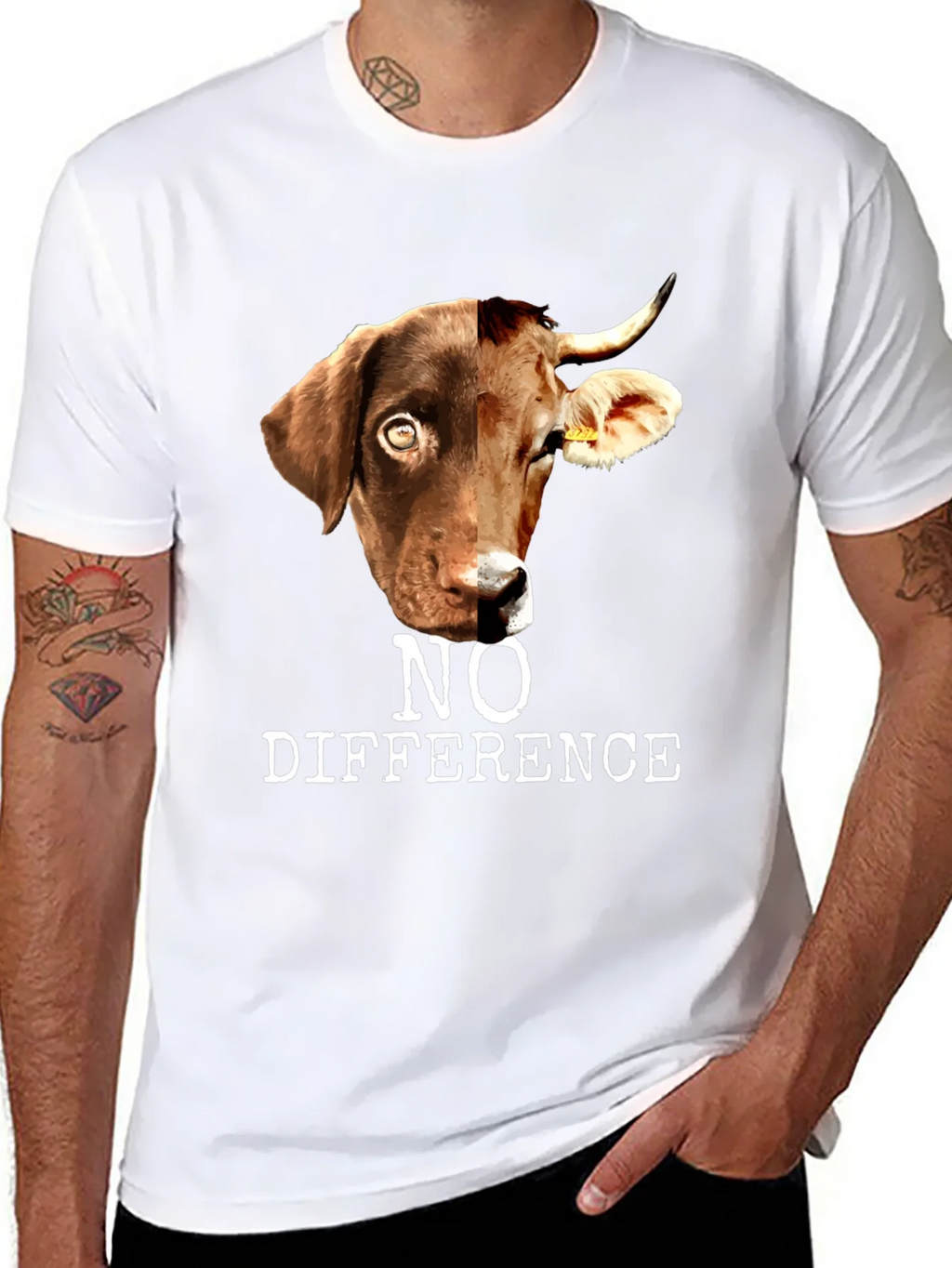 No Difference Vegan Graphic Tee