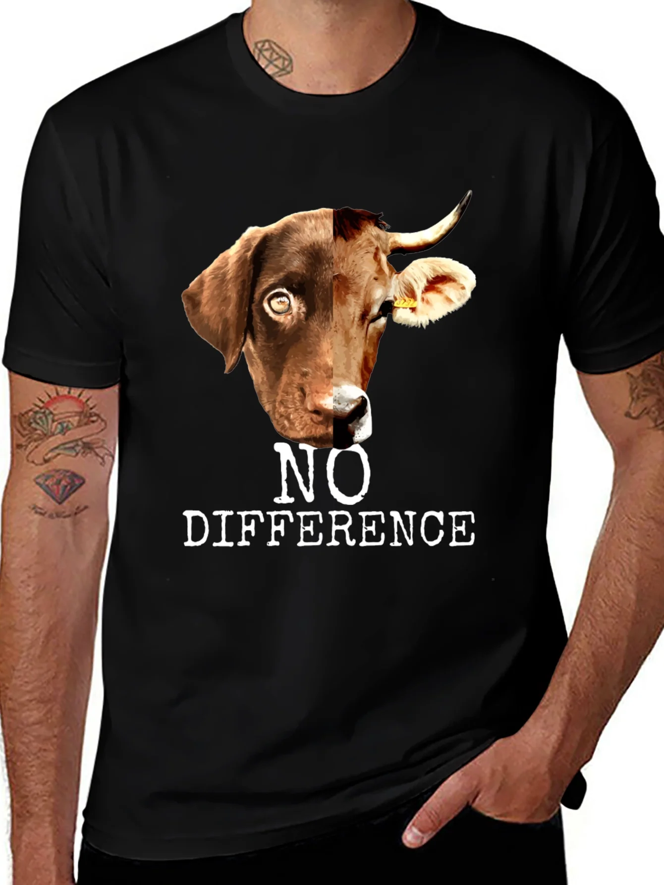 No Difference Vegan Graphic Tee