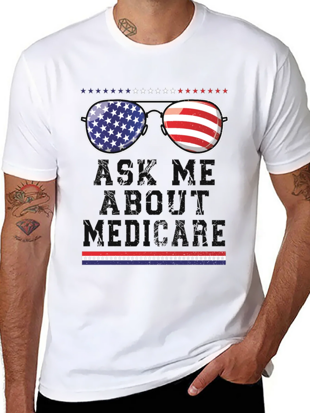 Patriotic Sunglasses T-Shirt