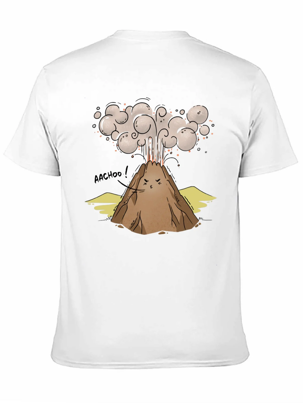Funny Volcano AACHOO! Graphic Tee
