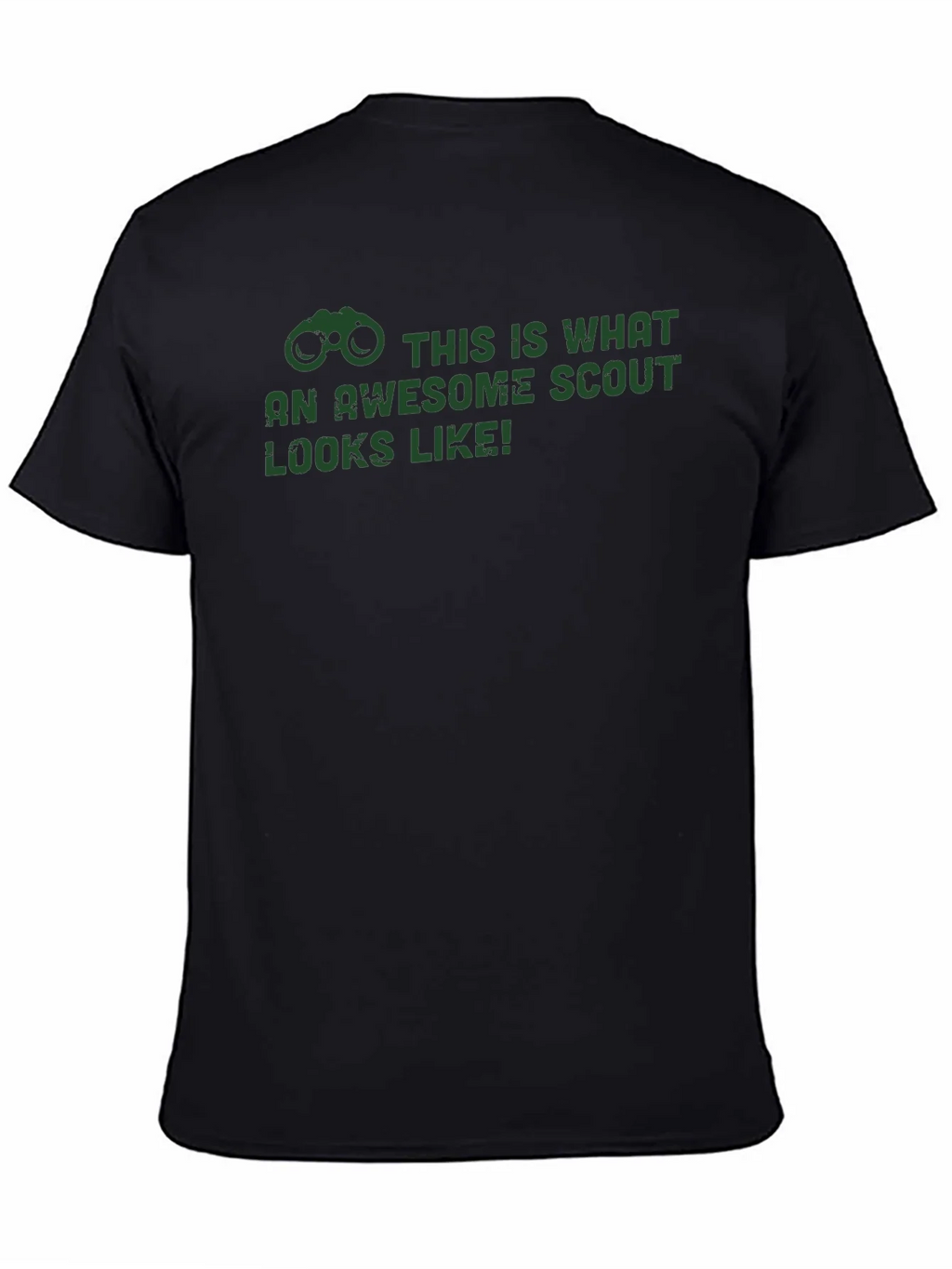 Awesome Scout T-Shirt - Black Crew Neck Tee