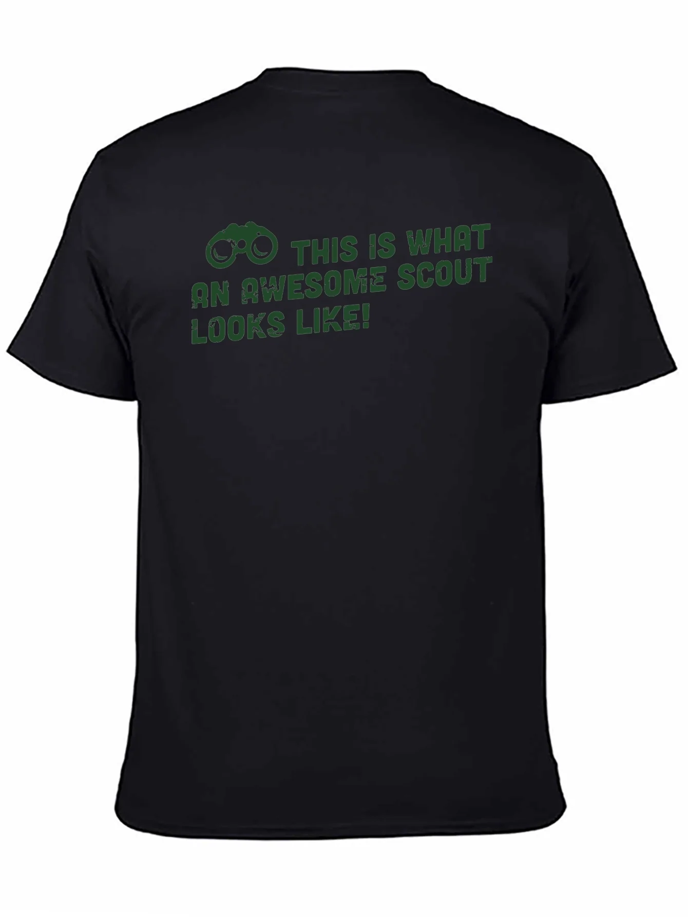 Awesome Scout T-Shirt - Black Crew Neck Tee