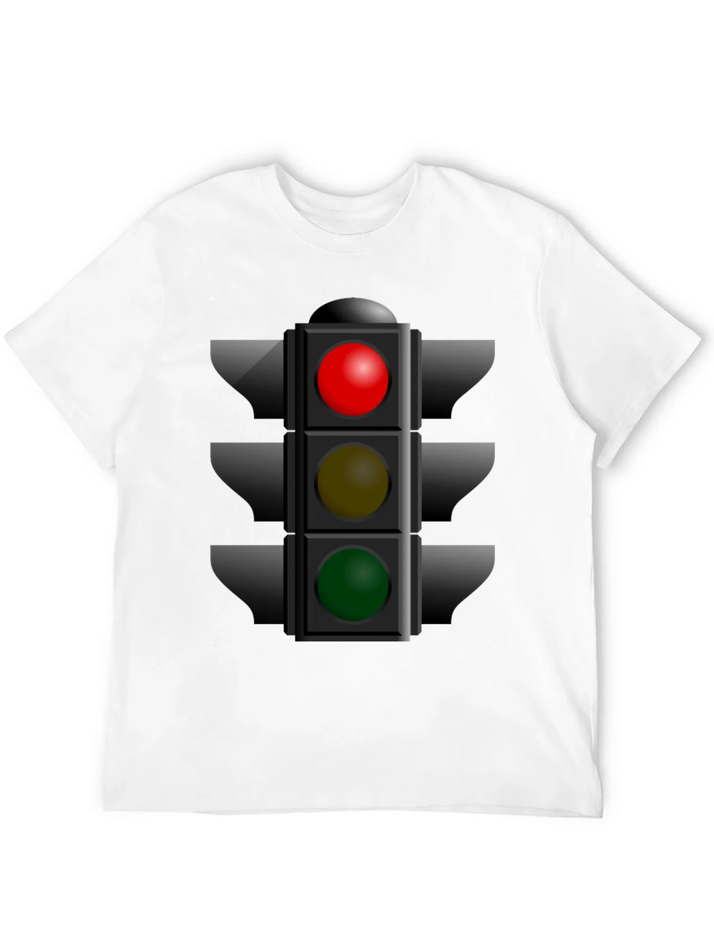 Traffic Light Graphic Tee - Novelty T-Shirt