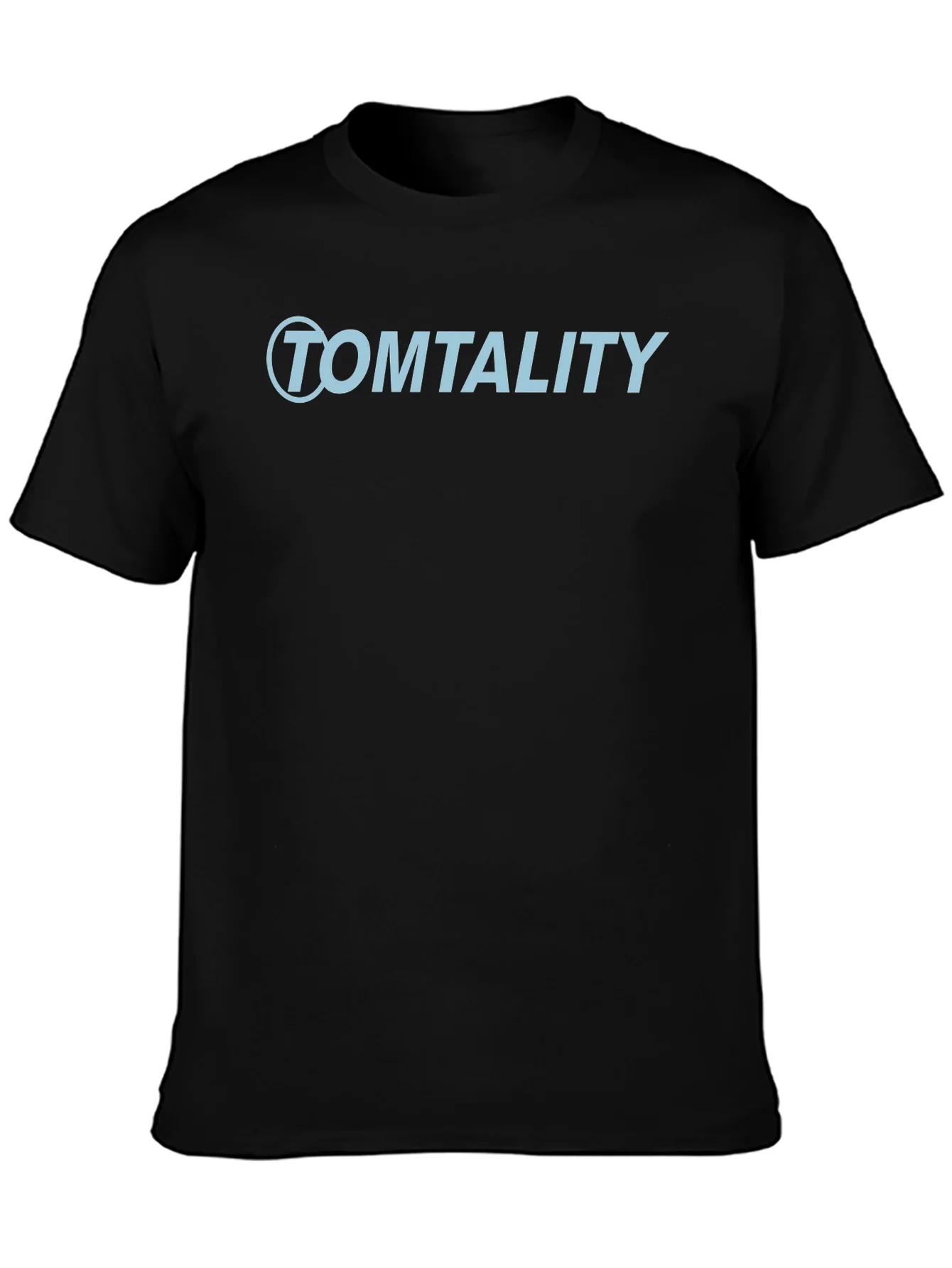 Tomtality Graphic Tee - Black Cotton Casual T-Shirt