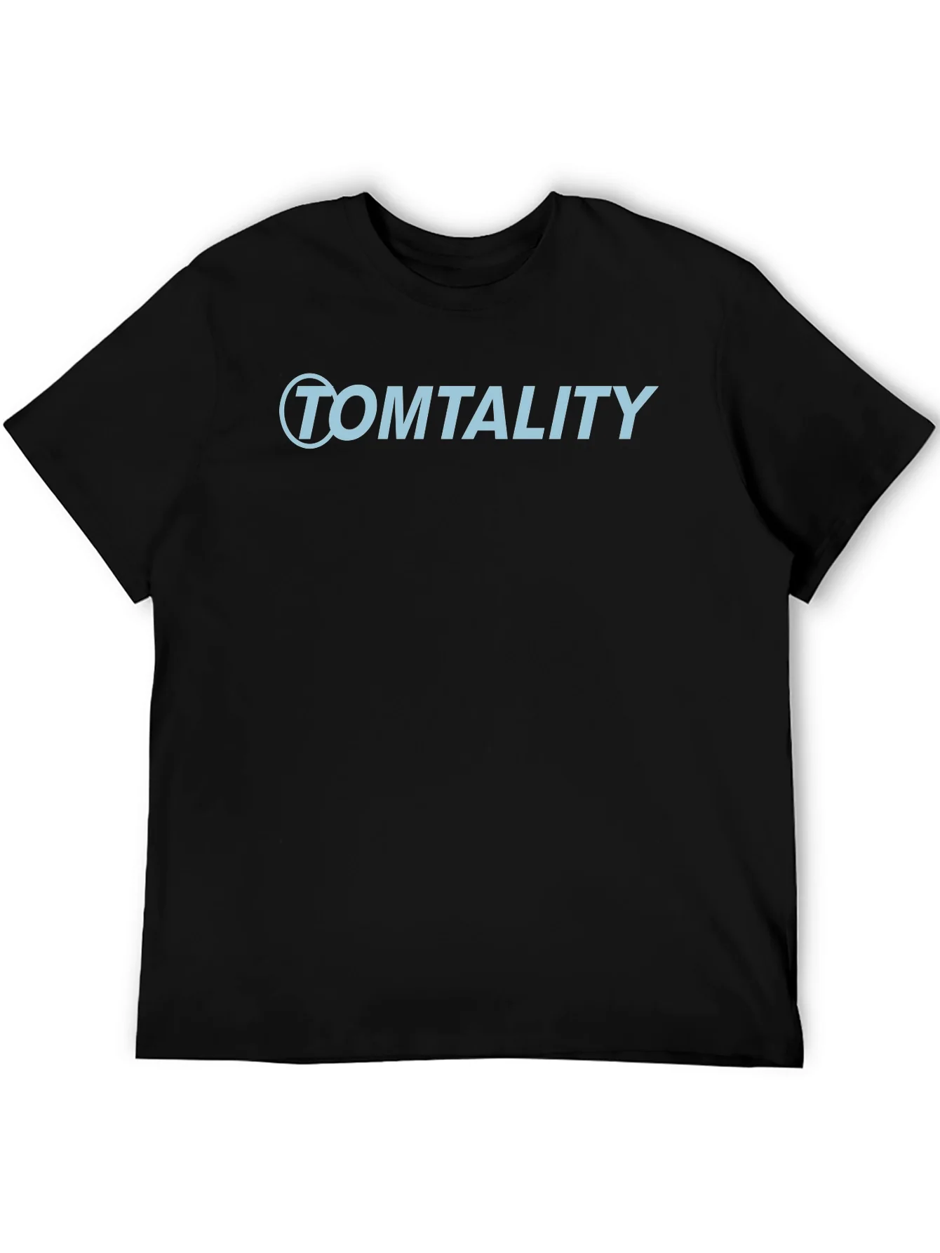 Tomtality Graphic Tee - Black Cotton Casual T-Shirt