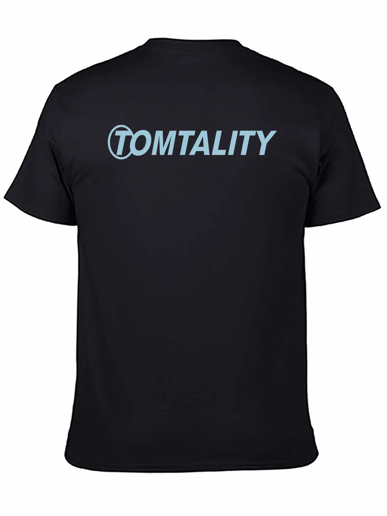 Tomtality Graphic Tee - Black Cotton Casual T-Shirt