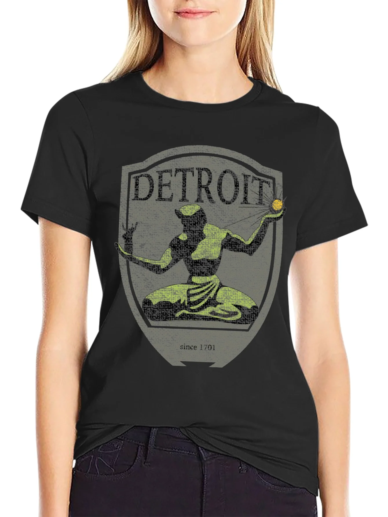 Detroit Established 1701 Graphic T-Shirt