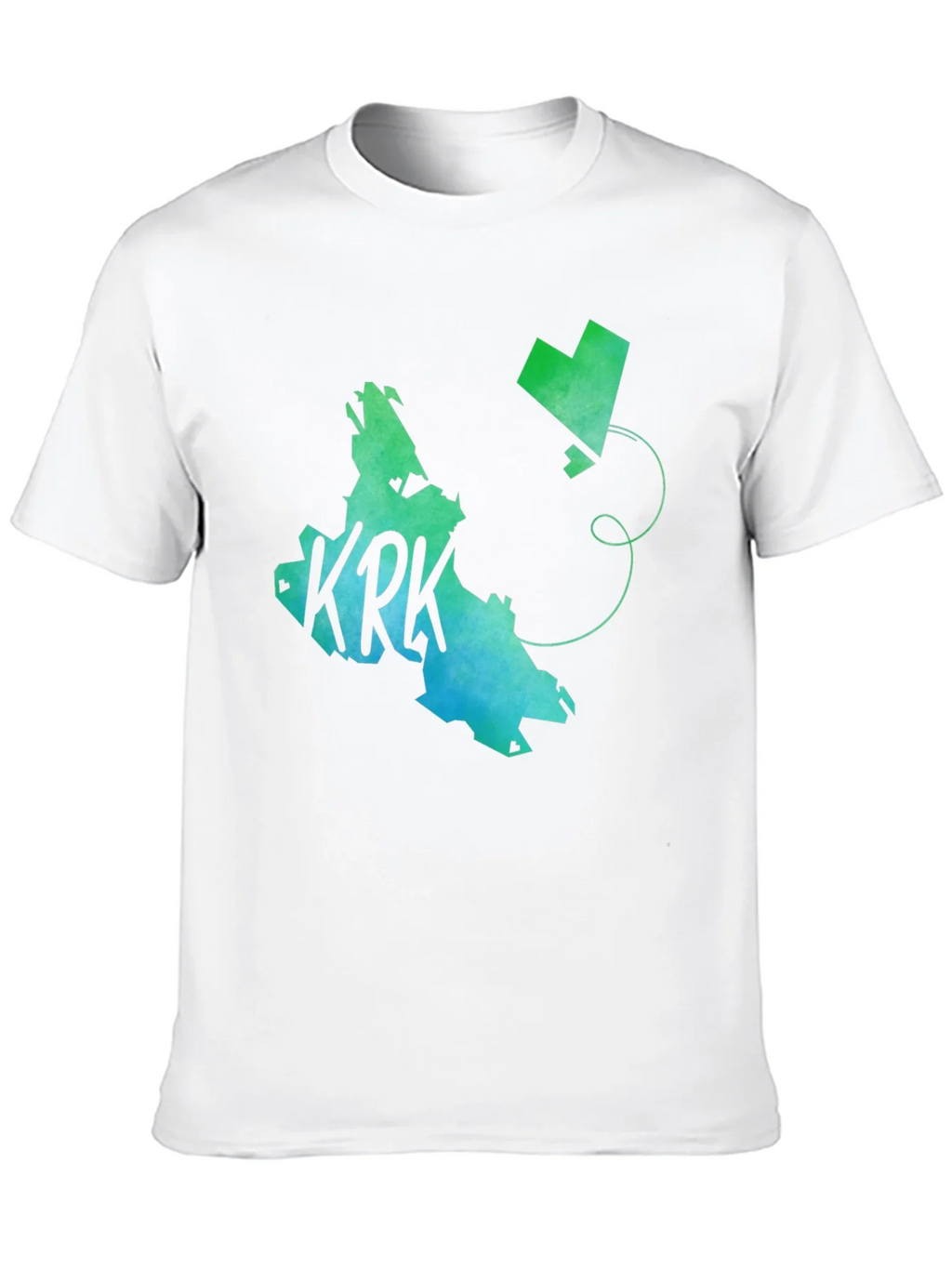 KRK Island Graphic Tee - Black Cotton T-Shirt