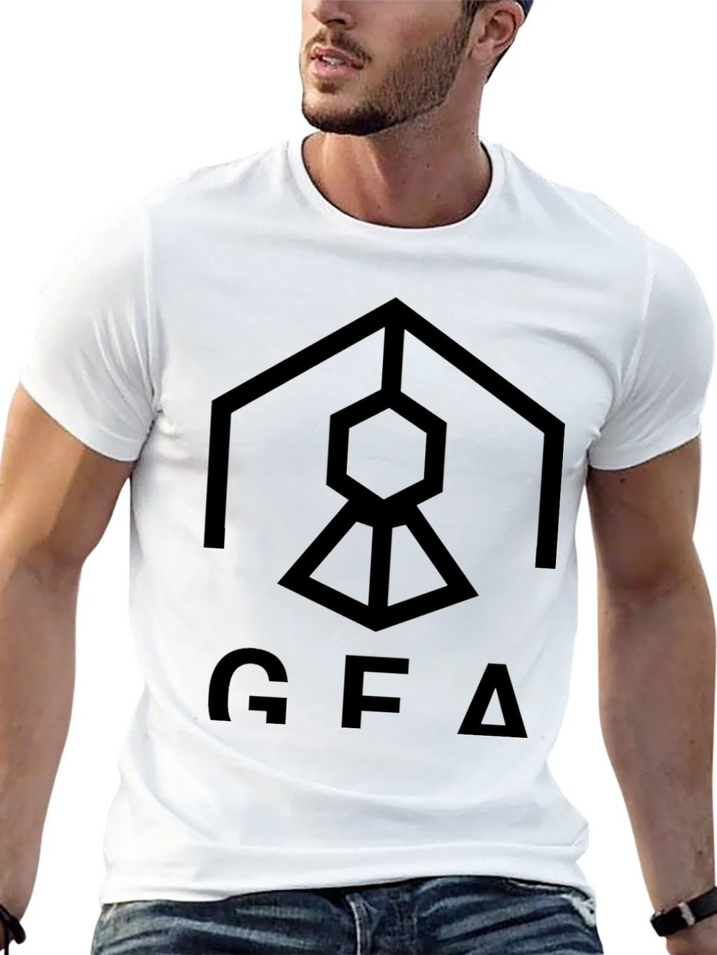 GFA Graphic Tee - Modern Geometric Design