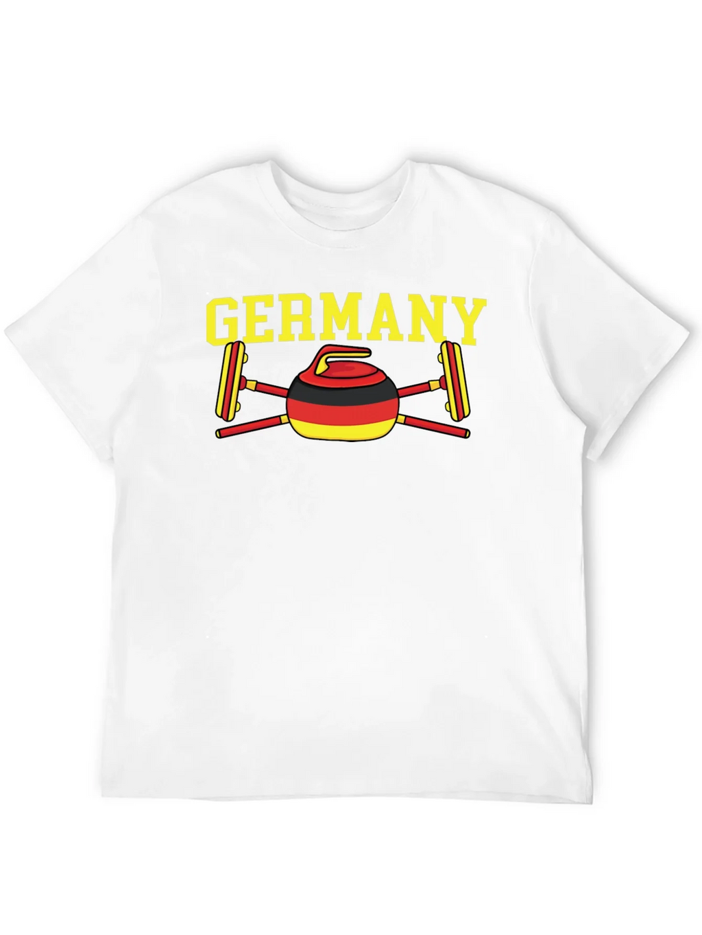 Germany Curling Flag T-Shirt