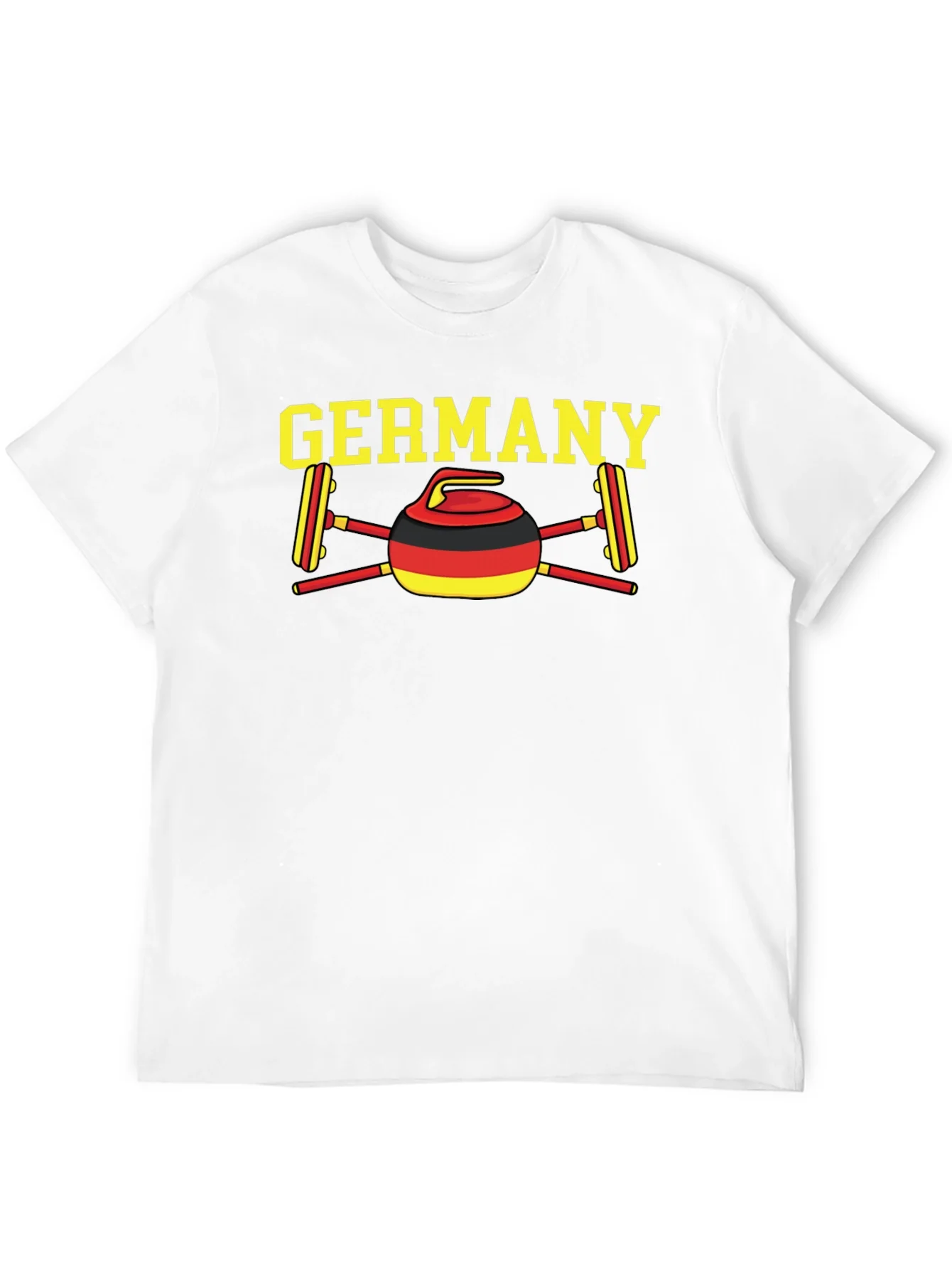 Germany Curling Flag T-Shirt