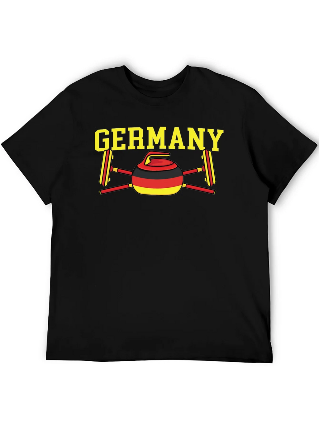 Germany Curling Flag T-Shirt