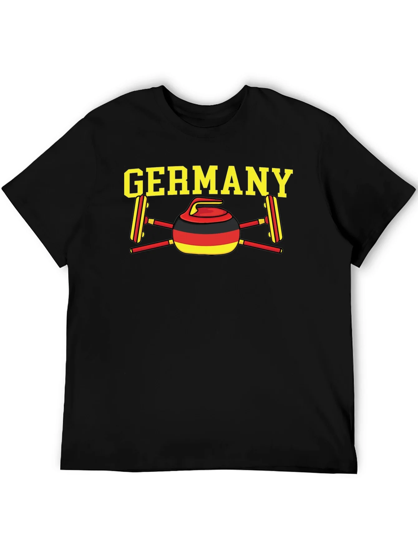 Germany Curling Flag T-Shirt