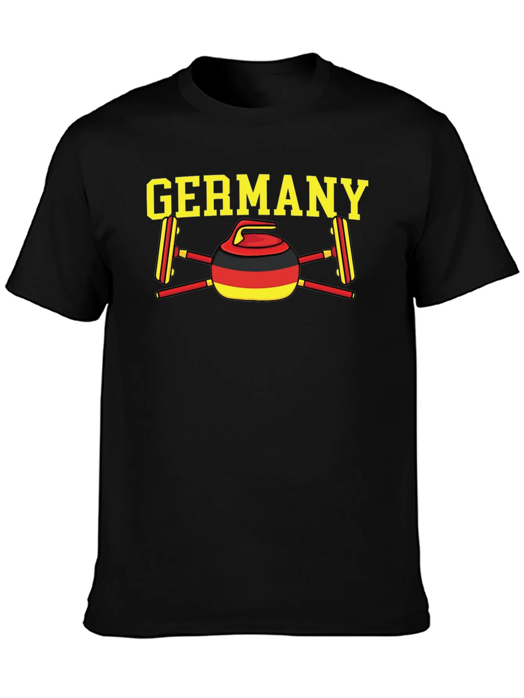 Germany Curling Flag T-Shirt