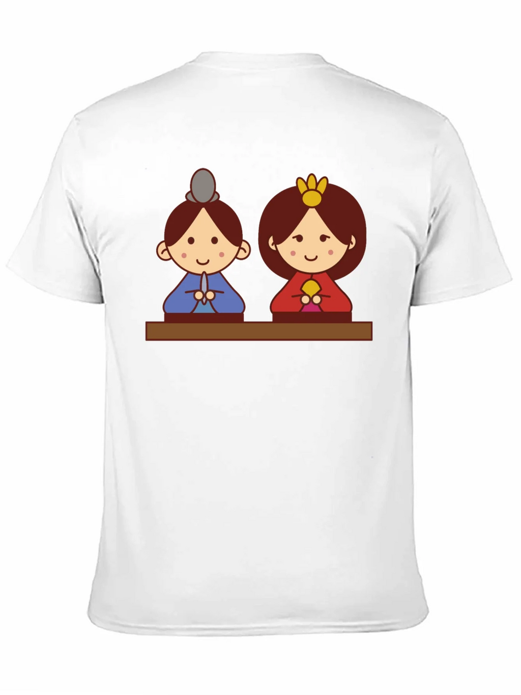 Hinamatsuri Dolls Graphic Tee - Black Cotton