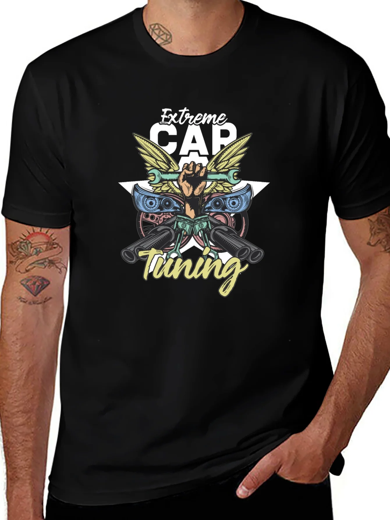 Extreme Car Tuning Graphic Tee