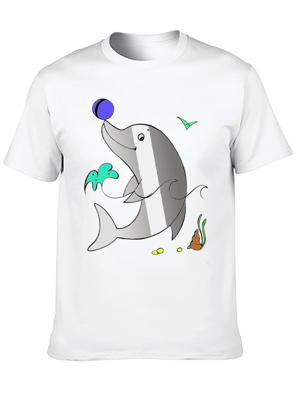 Dolphin Ball T-Shirt - Fun Aquatic Design