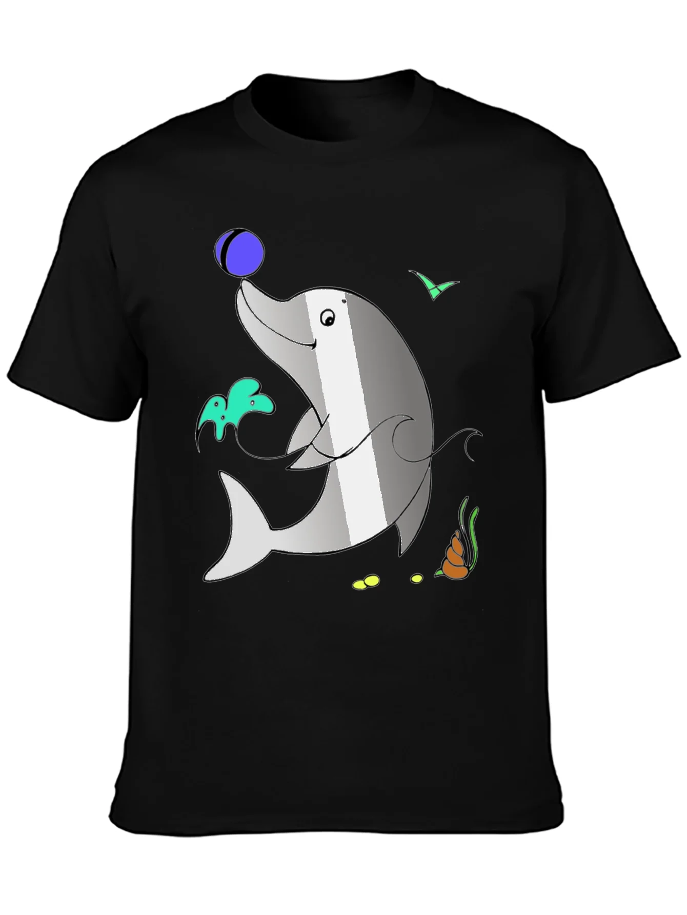 Dolphin Ball T-Shirt - Fun Aquatic Design