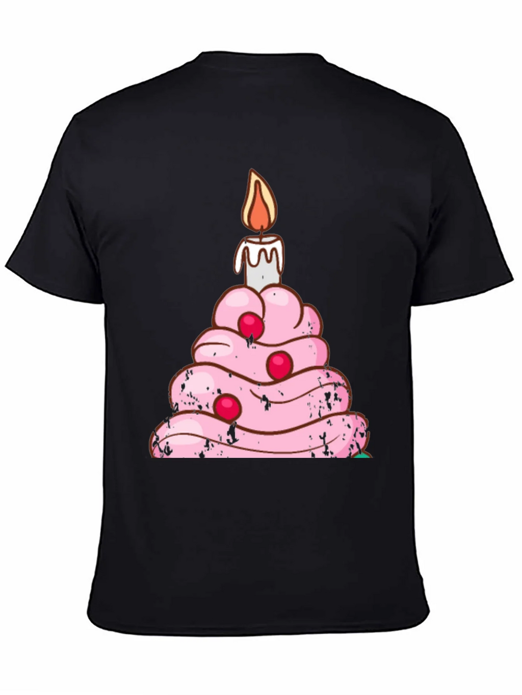 Birthday Cake T-Shirt Funny Candle Tee