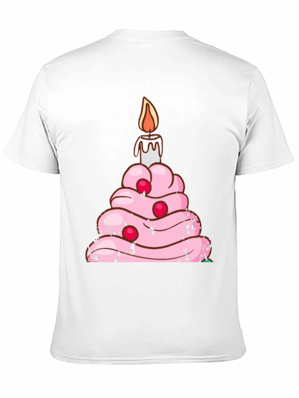 Birthday Cake T-Shirt Funny Candle Tee