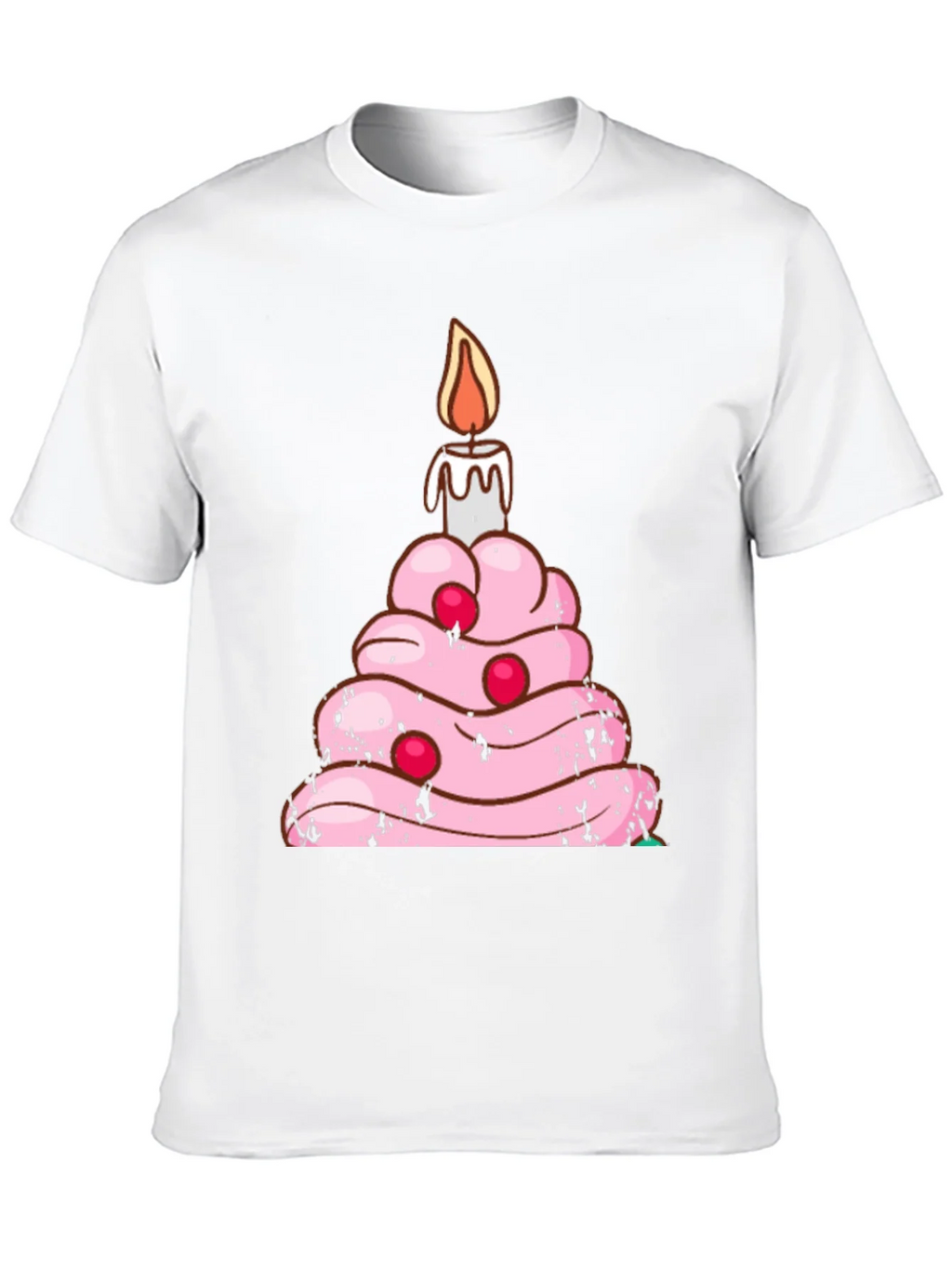 Birthday Cake T-Shirt Funny Candle Tee