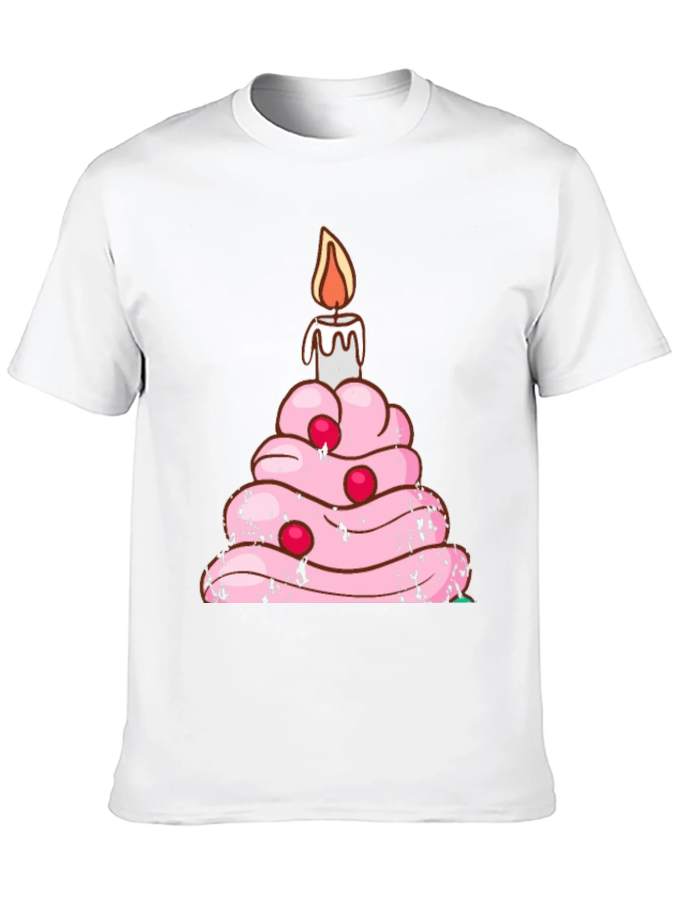Birthday Cake T-Shirt Funny Candle Tee