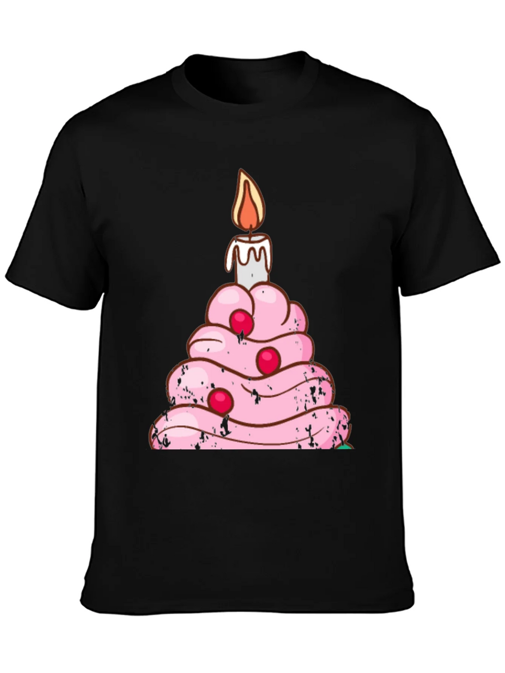Birthday Cake T-Shirt Funny Candle Tee