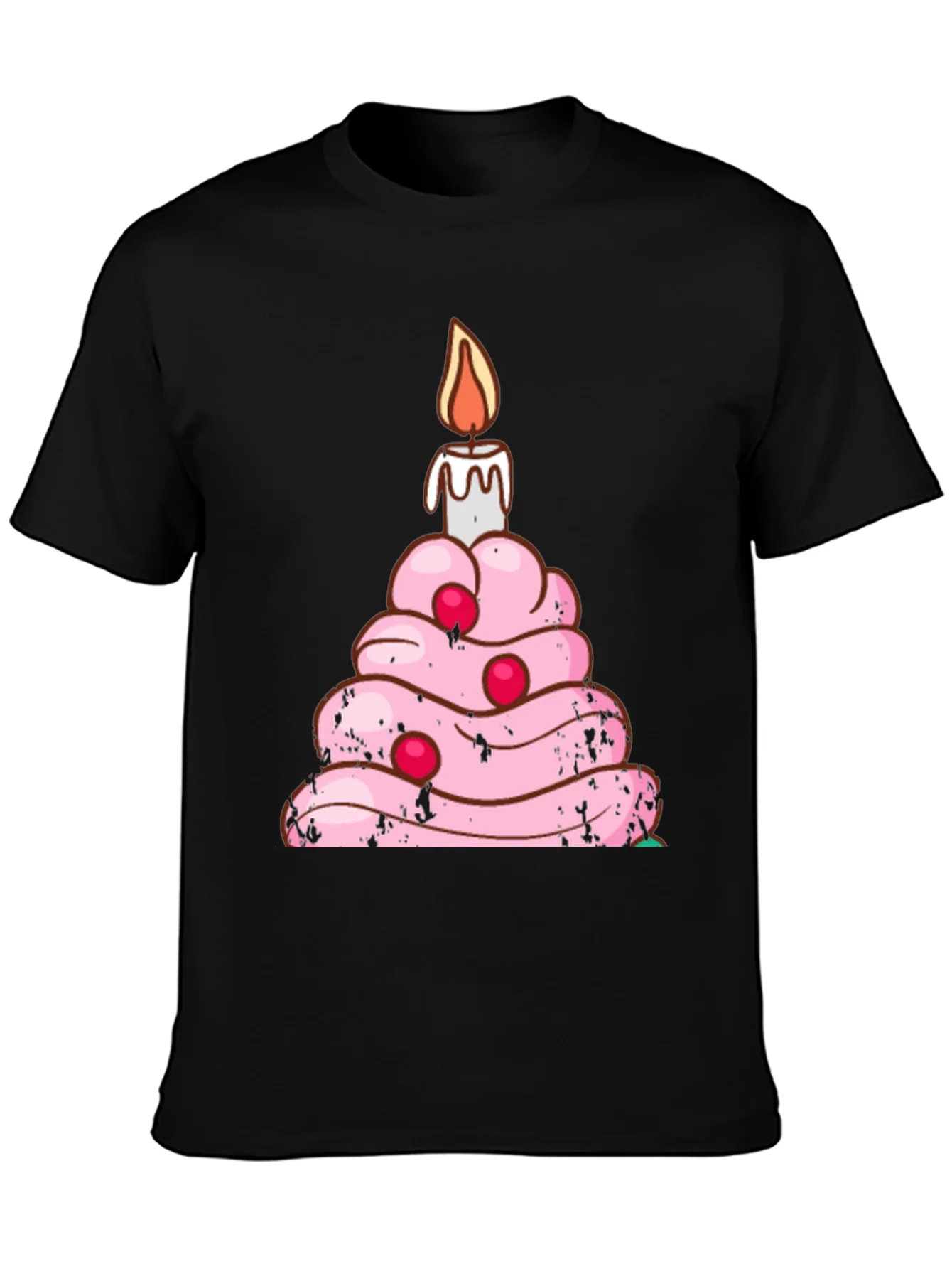 Birthday Cake T-Shirt Funny Candle Tee