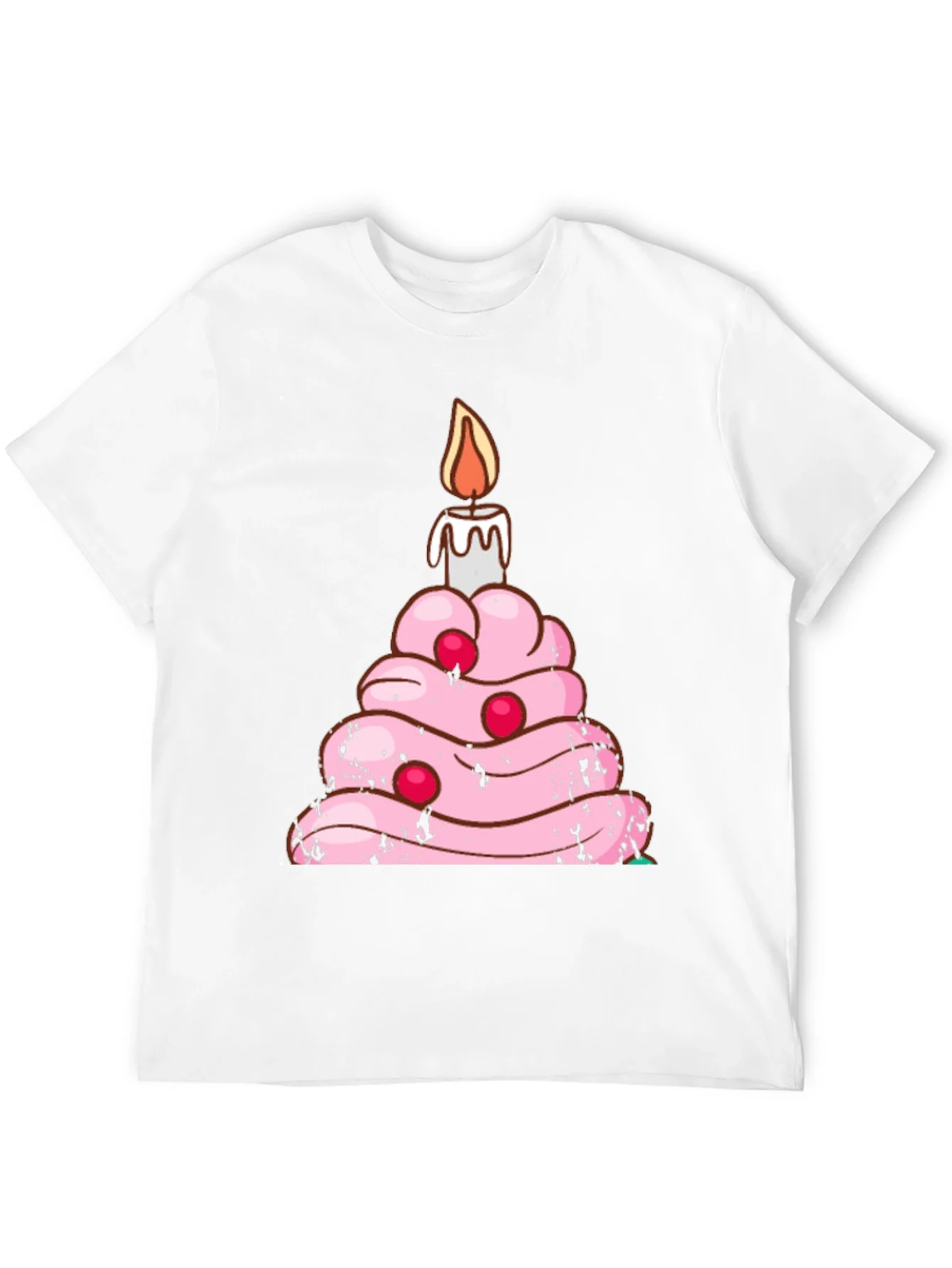 Birthday Cake T-Shirt Funny Candle Tee